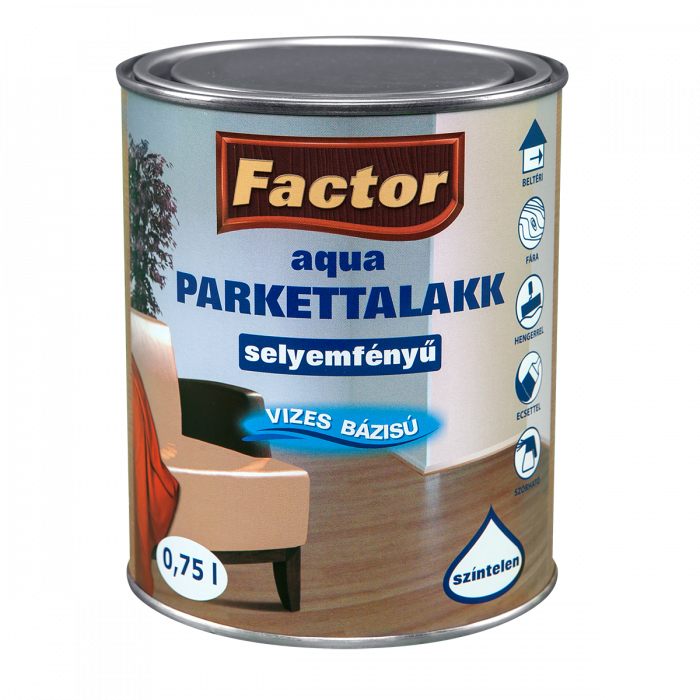 Factor vizes parkettalakk 0,75 l - matt