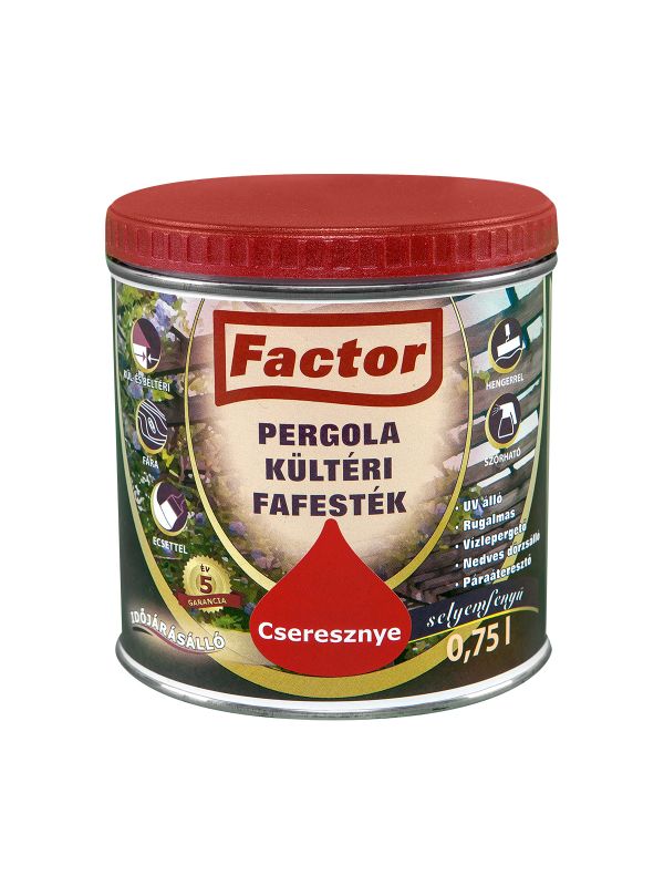 Factor pergola kültéri fafesték 0,75 l