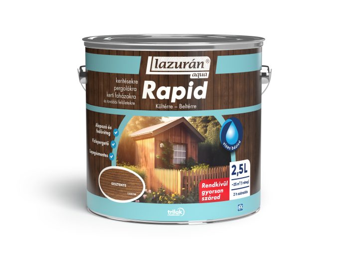 Lazurán Aqua Rapid vékonylazúr 2,5 l